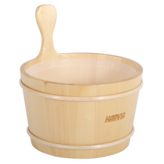 Seau en bois Harvia, 4l