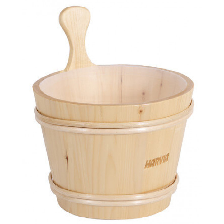 Seau en bois Harvia, 7 l