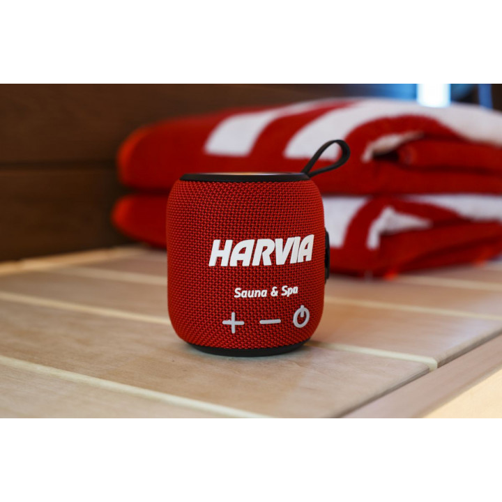 Enceinte de sauna résistante à l'eau HARVIA, rouge