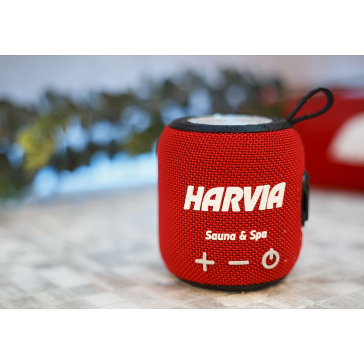 Enceinte de sauna résistante à l'eau HARVIA, rouge