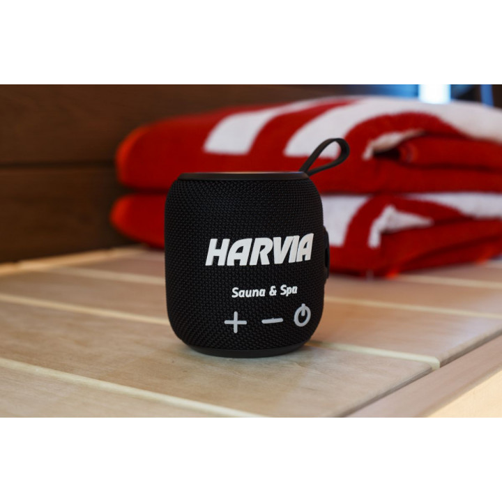 Haut-parleur de sauna résistant à l'eau HARVIA, noir