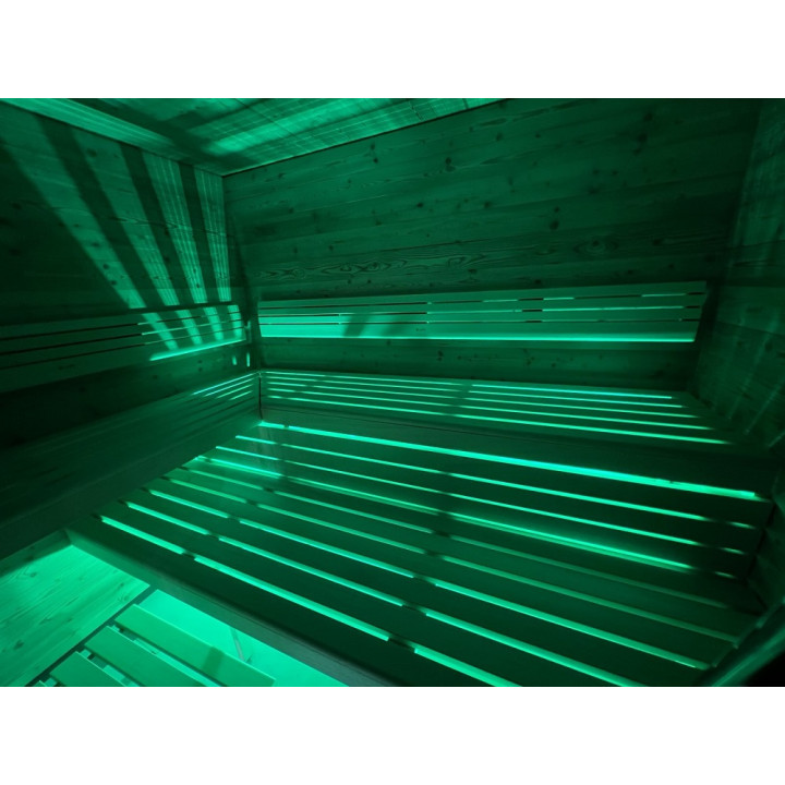 PROJECTEUR LED SAUFLEX RGB, AVEC UNITÉ DE COMMANDE