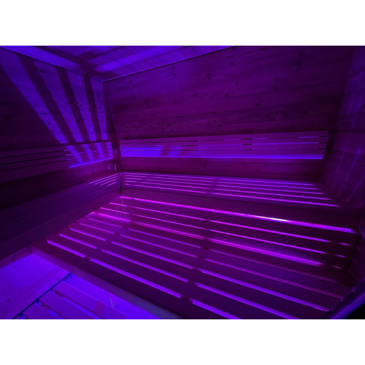 PROJECTEUR LED SAUFLEX RGB, AVEC UNITÉ DE COMMANDE