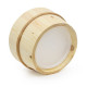 Seau en bois SAWO 4 l et louche 36 cm, pin