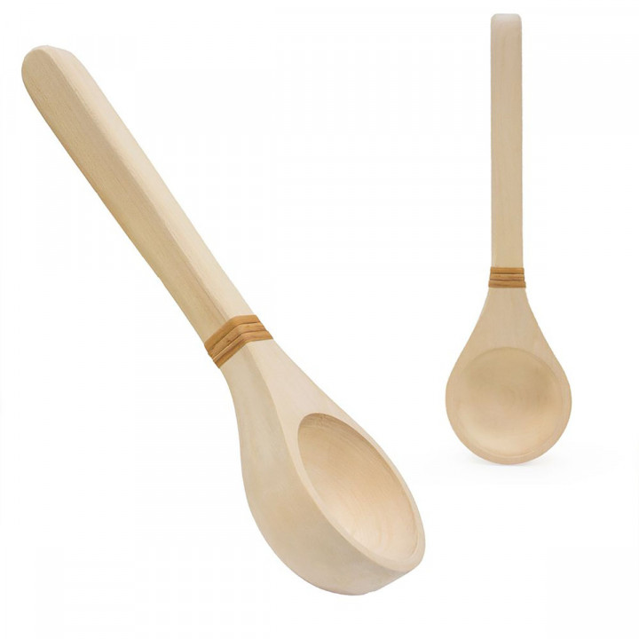 Seau en bois SAWO 4 l et louche 36 cm, pin