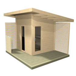Sauna extérieur HARVIA Solide Compact  Sauna extérieur HARVIA Solide Compact