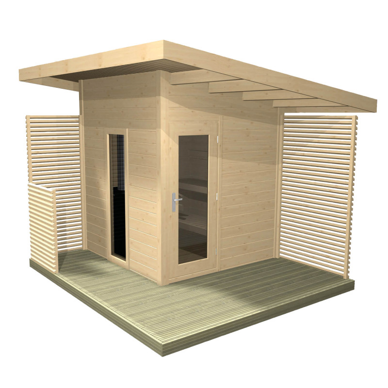 Sauna extérieur HARVIA Solide Compact