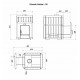 Poêle à bois pour sauna - NOVA PANORAMA 26 avec réseau