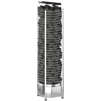 Poêle électrique pour sauna – SAWOTEC Tower Wall, sans unité de commande 6 kW