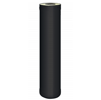 Tuyau de cheminée en acier HARVIA 1,5 m, noir