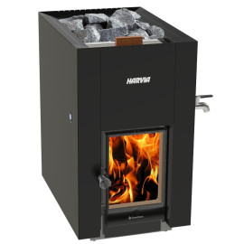 Poêle à bois pour sauna - HARVIA Linear 22 GreenFlame ES  Poêle à bois pour sauna - HARVIA Linear 22 GreenFlame ES