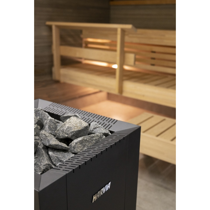 Poêle à bois pour sauna - HARVIA Linear 22 GreenFlame LS