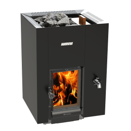 Poêle à bois pour sauna - HARVIA Linear 22 GreenFlame RS  Poêle à bois pour sauna - HARVIA Linear 22 GreenFlame RS