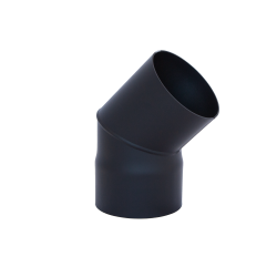 Coude HARVIA 45°, noir 