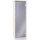 Portes de sauna en verre AD BENELUX, 80 x 190, Aspen, Gris