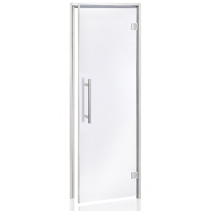 Portes vitrées AD BENELUX pour sauna vapeur, 70 x 200, grises