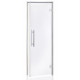 Portes vitrées AD BENELUX pour sauna vapeur, 70 x 200, grises