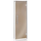 Portes vitrées AD BENELUX pour sauna vapeur, 70 x 200, grises