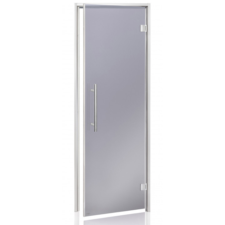 Portes vitrées AD BENELUX pour sauna vapeur, 70 x 200, grises