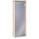 Portes de sauna en verre AD BENELUX, 70 x 200, aulne, gris
