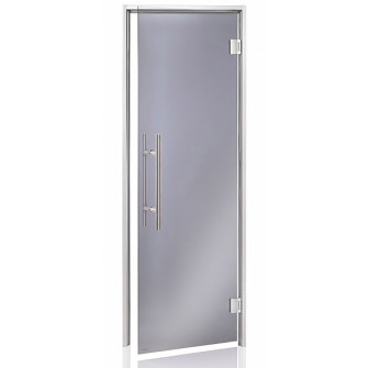 Portes vitrées AD COMFORT pour sauna vapeur, grises