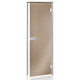 Portes de sauna en verre AD DORADO, 70 x 200, Bronze