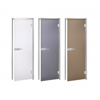 Portes de sauna en verre AD DORADO, verre mat