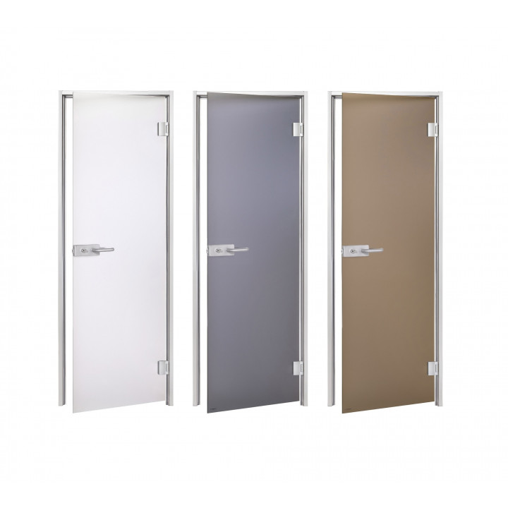 Portes de sauna en verre AD DORADO, verre mat
