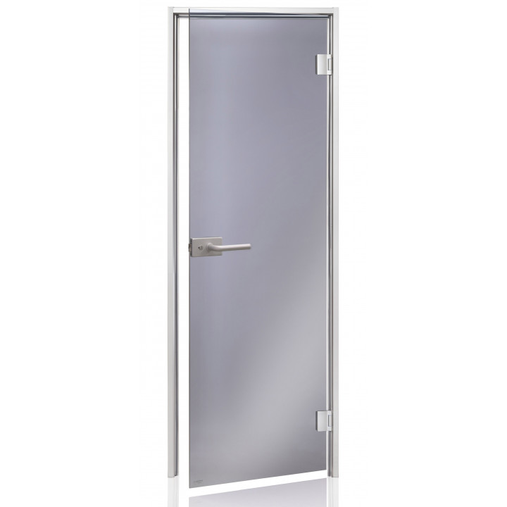 Portes vitrées AD DORY pour sauna vapeur, 80 x 200, grises