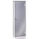 Portes vitrées AD DORY pour sauna vapeur, 80 x 200, grises