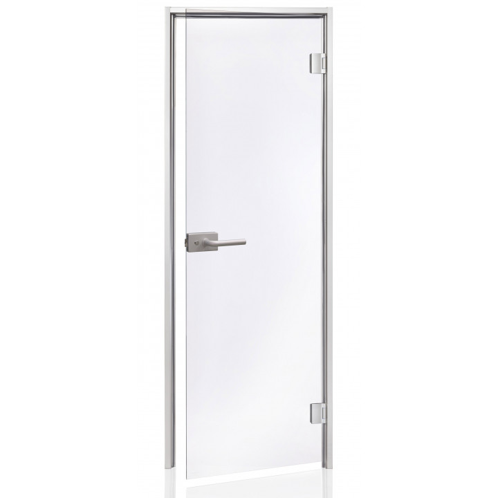 Portes vitrées AD DORY pour sauna vapeur, 70 x 210 cm, transparentes
