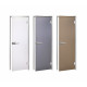 Portes vitrées AD DORY pour sauna vapeur, verre mat, 70 x 200 mm, gris mat