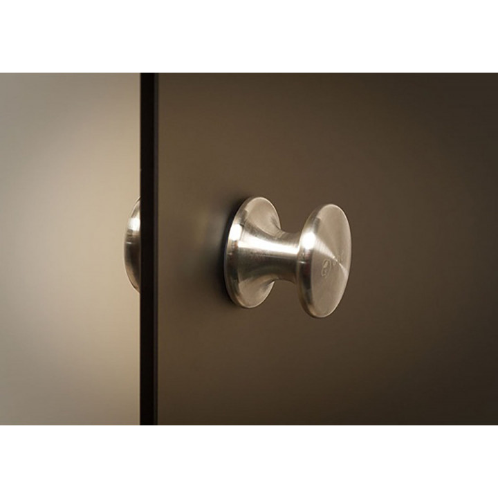 Portes vitrées AD pour sauna vapeur, verre gris, 70 x 190