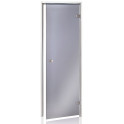 Portes en verre AD pour sauna à vapeur, Verre gris - 0