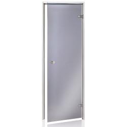 Portes en verre AD pour sauna à vapeur, Verre gris  Portes en verre AD pour sauna à vapeur, Verre gris