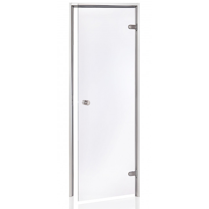 Portes vitrées pour sauna à vapeur, verre transparent, 70 x 190
