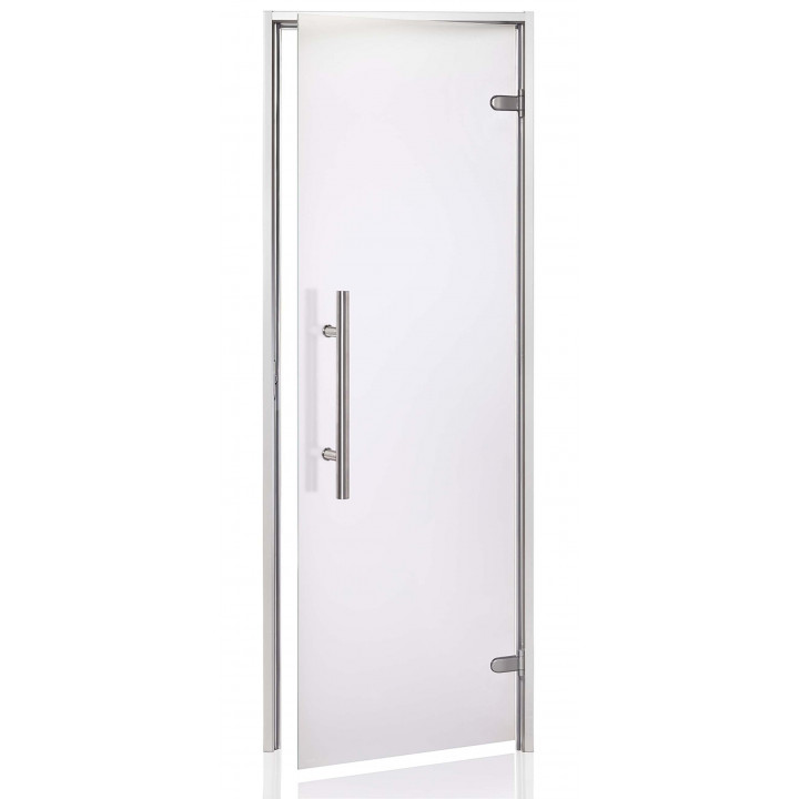 Portes vitrées AD LIGHT pour sauna vapeur, verre mat, 70 x 190 mm, transparent mat
