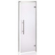 Portes vitrées AD LIGHT pour sauna vapeur, verre mat, 70 x 190 mm, transparent mat