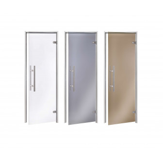Portes vitrées AD LIGHT pour sauna à vapeur