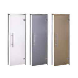 Portes en verre AD LIGHT pour sauna à vapeur, Verre mat  Portes en verre AD LIGHT pour sauna à vapeur, Verre mat