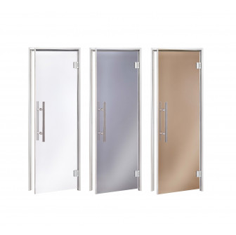 Portes vitrées AD LUX pour sauna vapeur