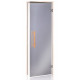 Portes de sauna en verre AD NATURAL, 80 x 190, Aspen, Gris