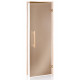 Portes de sauna en verre AD NATURAL, 80 x 190, Aspen, Bronze