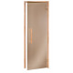 Portes de sauna en verre AD NATURAL, 80 x 210, aulne, bronze