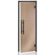 Portes vitrées AD PREMIUM pour sauna vapeur, 70 x 200, Bronze