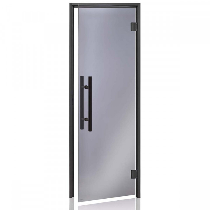 Portes vitrées AD PREMIUM pour sauna vapeur, 70 x 190 cm, grises