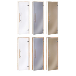 Portes de sauna en verre AD PREMIUM LIGHT 
