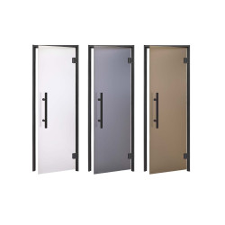 Portes vitrées AD PREMIUM pour sauna vapeur, Verre mat  Portes vitrées AD PREMIUM pour sauna vapeur, Verre mat