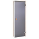 Portes de sauna en verre AD STANDART, verre mat, 70 x 190, Aspen, gris mat