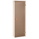 Portes de sauna en verre AD STANDART, verre mat, 80 x 200, Aspen, bronze mat